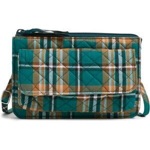 Vera Bradley Cotton Wallet Crossbody Purse with RFID Protection